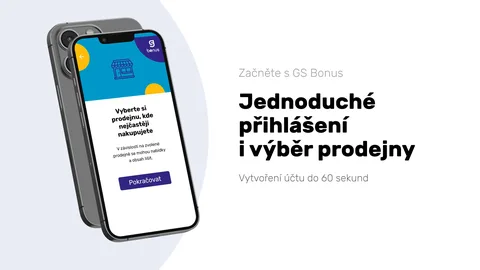 Jednoduché přihlášení i výběr prodejny