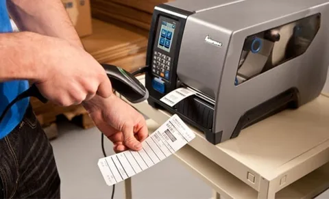 Intermec PM 43 tisk a scan etikety