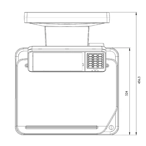 DIGI RM 5800 EV Plus rozměry